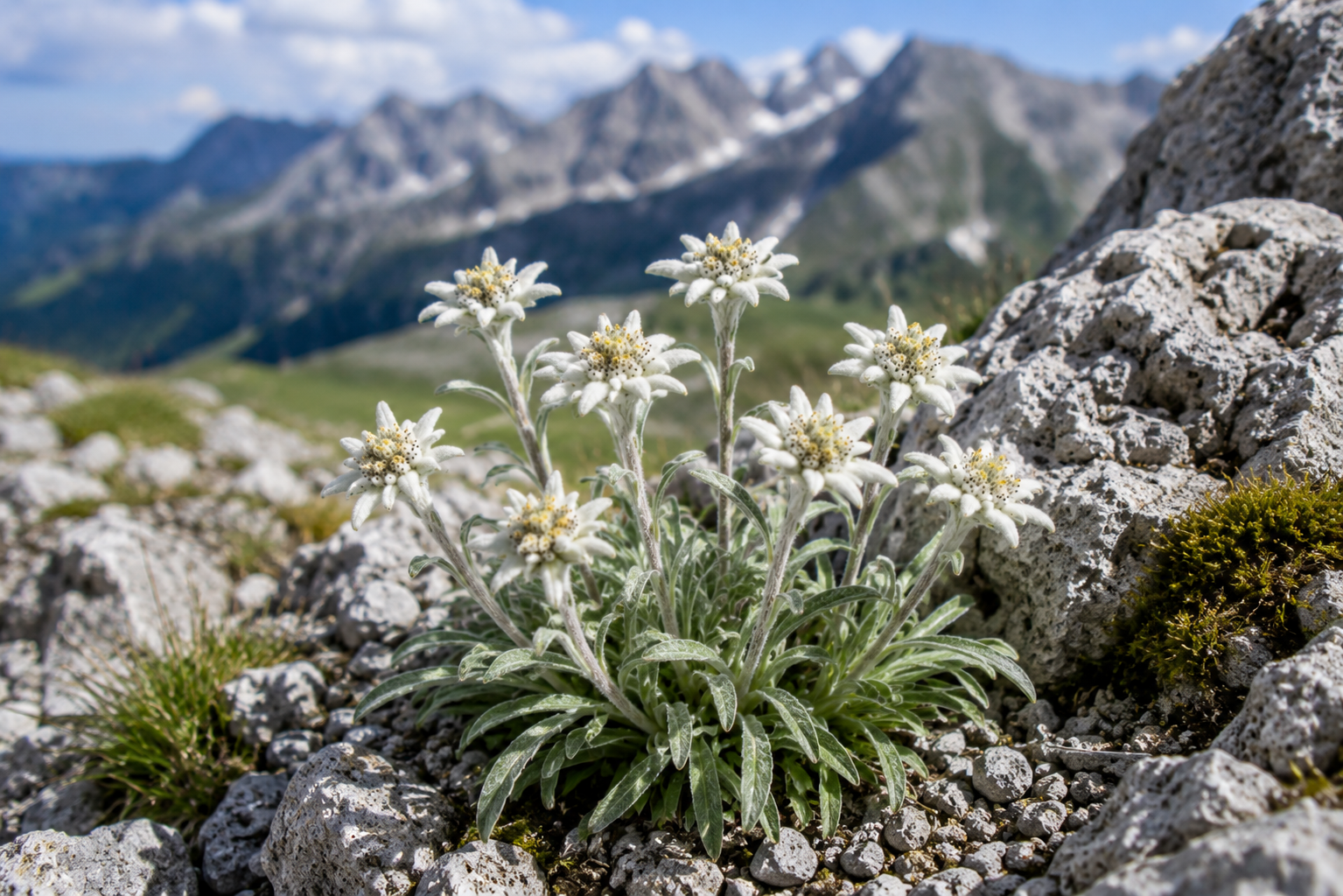 Szarotka alpejska (Leontopodium alpinum) - obrazek 2